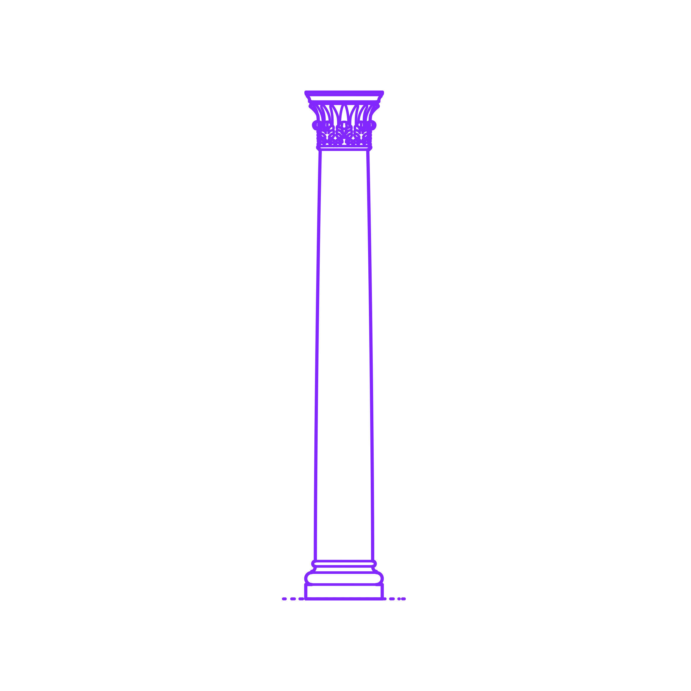 Buildings Stone Columns Greek Corinthian Smooth Medium Simple Line Art Svg Free Vectors